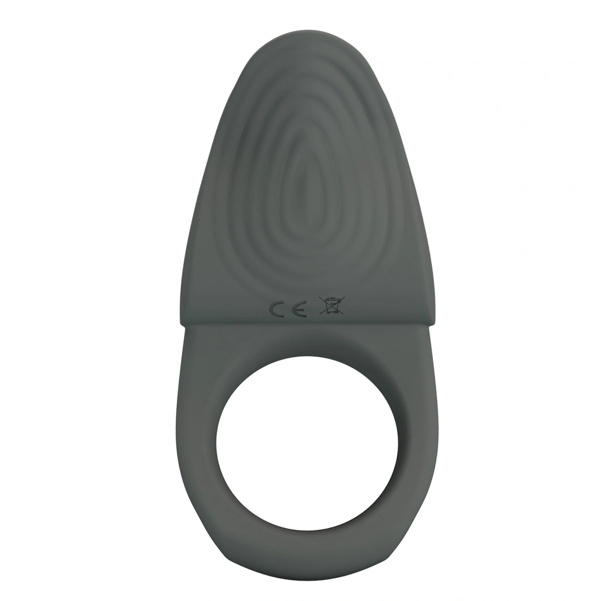 Inel de Penis Master Alto, 10 Moduri Vibratii, Silicon, USB, Negru