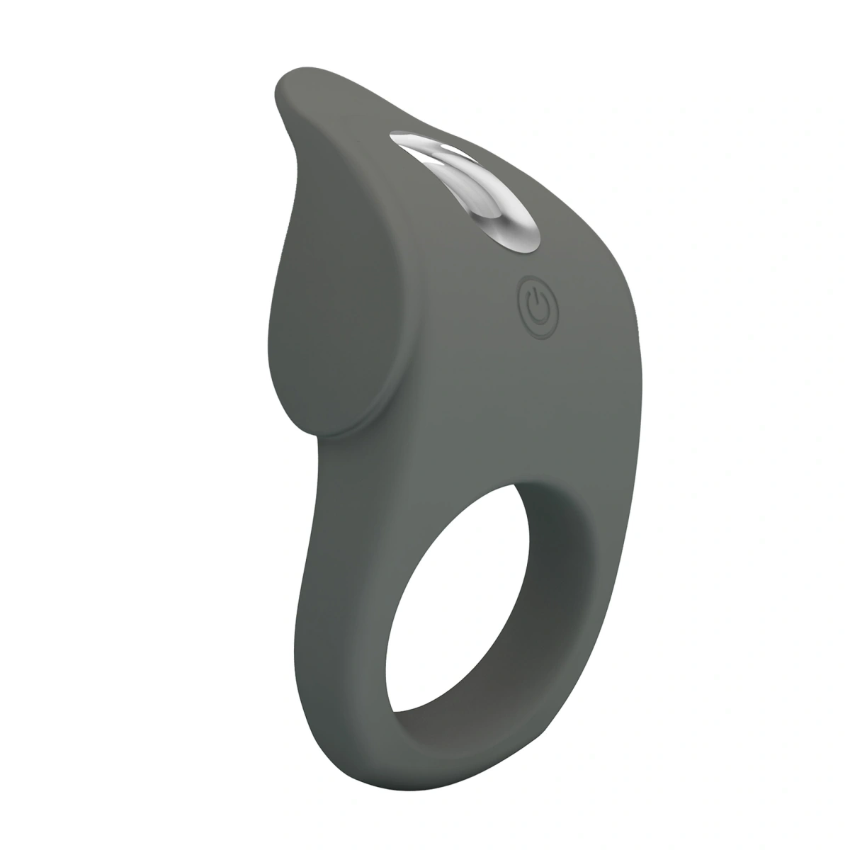 Inel de Penis Master Alto, 10 Moduri Vibratii, Silicon, USB, Negru