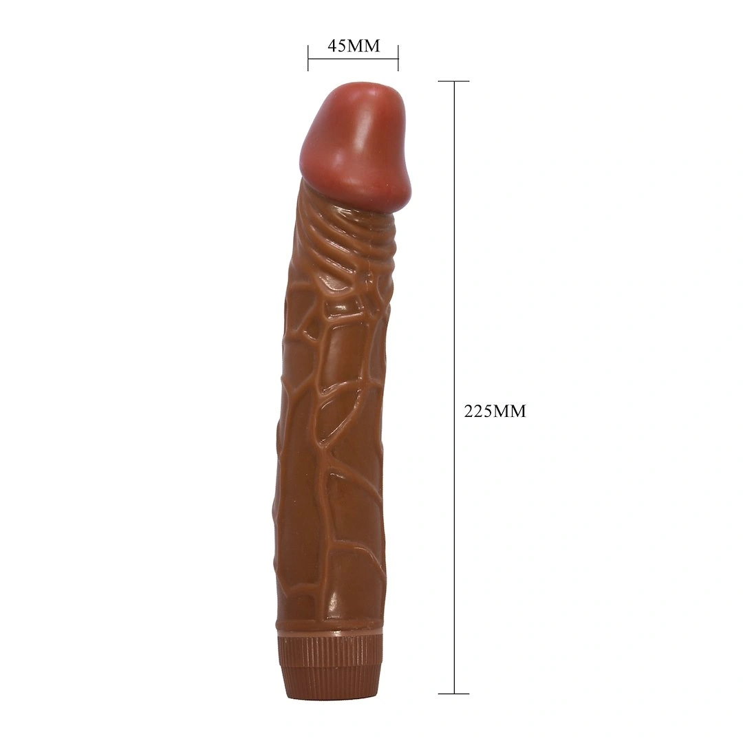 Vibrator Realist Bob, Multispeed, Maro, 22.5 cm