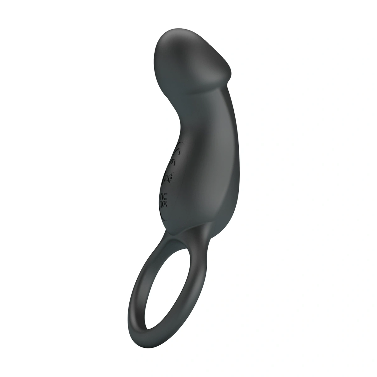 Inel de Penis Trae Vibrating Egg Bullet, 7 Moduri Vibratii, Silicon, USB, Negru