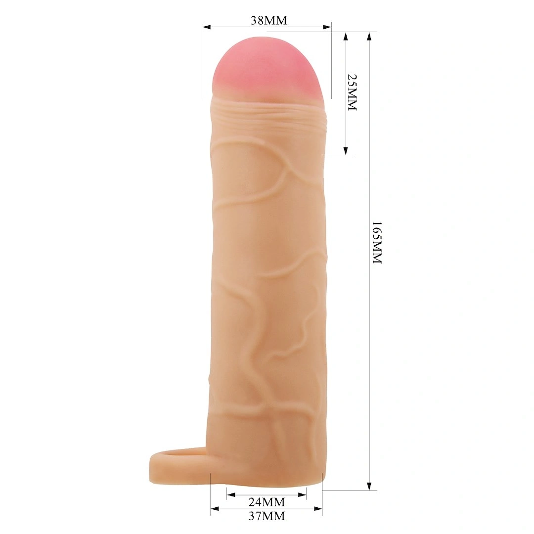 Prelungitor Penis Bunion, TPR, Natural, 16.5 cm
