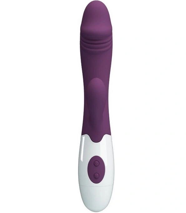 Vibrator Iepuras Snappy , 30 Moduri Vibratii, Silicon, Violet, 19 cm