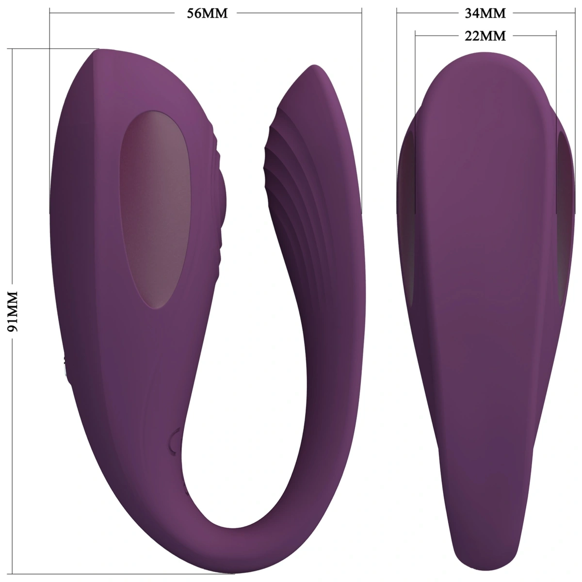 Ou Vibrator Aari, Bluetooth Control Free App, Silicon, USB, Mov