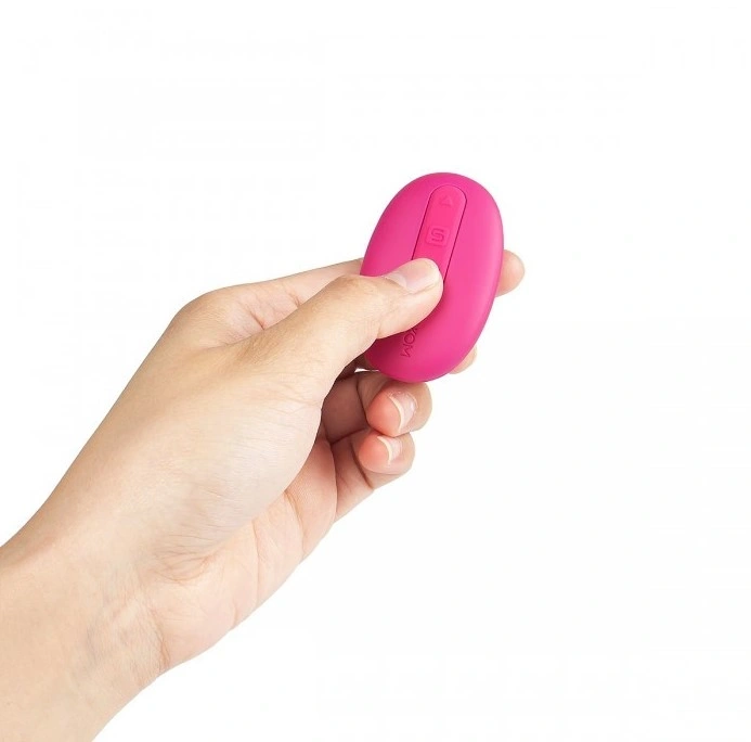 Ou Vibrator Elva SVAKOM, 5 Moduri Vibratii + 5 Intensitati, Silicon, USB, Rosu, 8 cm