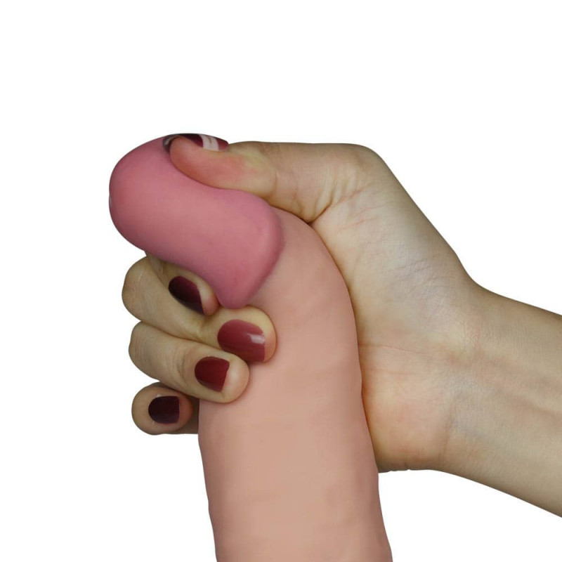 Vibrator Ultra Soft Dude 10 Moduri Vibratii Natural 21 cm