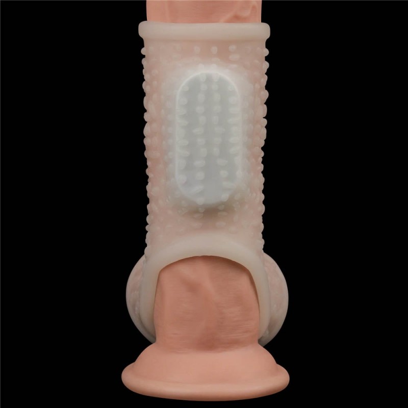 Manson Penis si Testicule Knights Ring Drip cu Vibratii