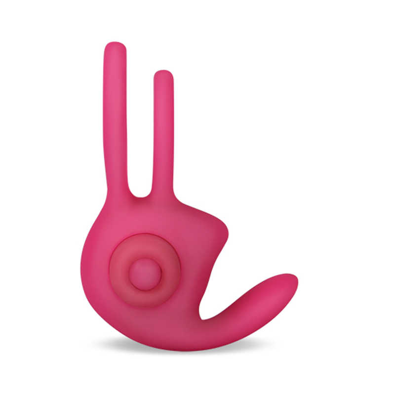 Inel de Penis Power Clit Cockring 10 Moduri Vibratii Silicon Roz