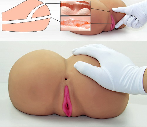 Masturbator Feel Me Bare Perfect Ass, TPE, Natural, 5.3 kg