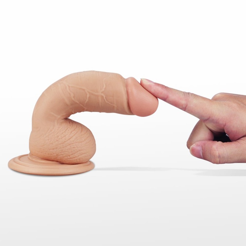 Vibrator Realist Real Extreme cu Telecomanda PVC Natural 18 cm