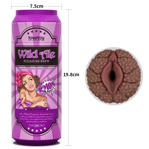 Masturbator Pleasure Brew Wild Ale, TPE, Maro, 19.8 cm