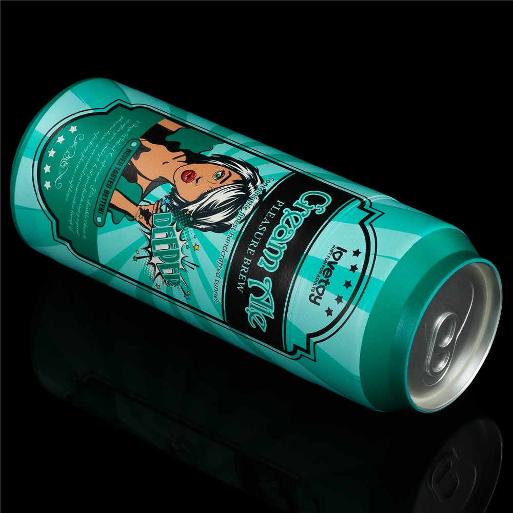 Masturbator Pleasure Brew Cream Ale, TPE, Natural, 19.8 cm
