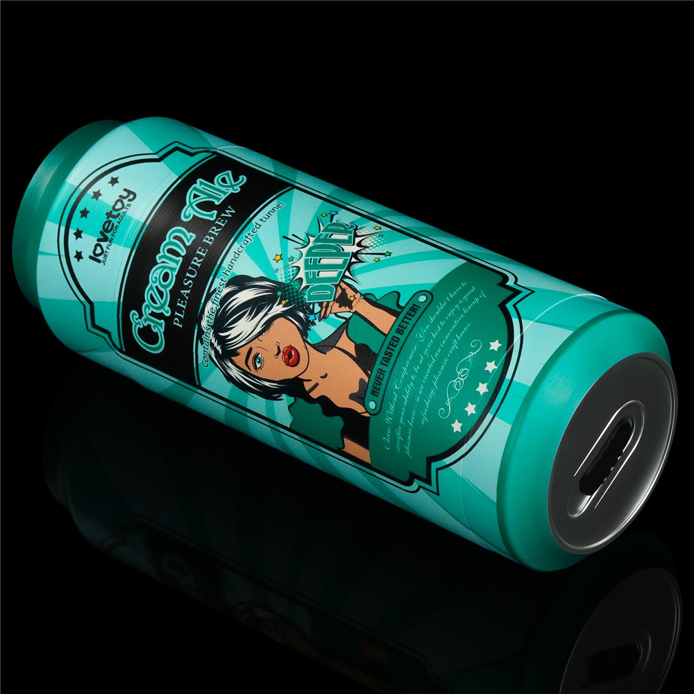 Masturbator Pleasure Brew Cream Ale, TPE, Natural, 19.8 cm