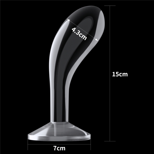 Dop Anal Flawless Clear, TPE, Transparent, 15 cm