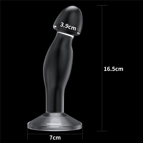 Dop Anal Flawless Clear, TPE, Transparent, 16.5 cm