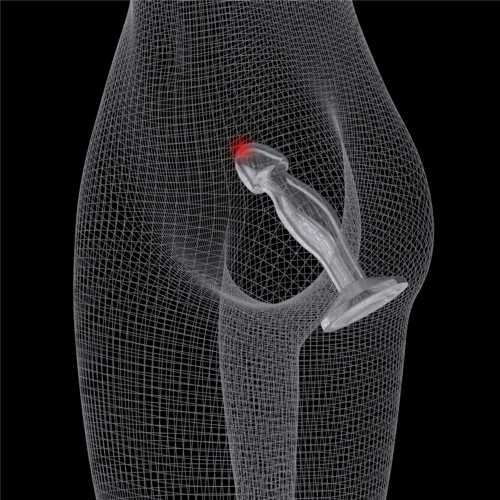 Dop Anal Flawless Clear, TPE, Transparent, 16.5 cm