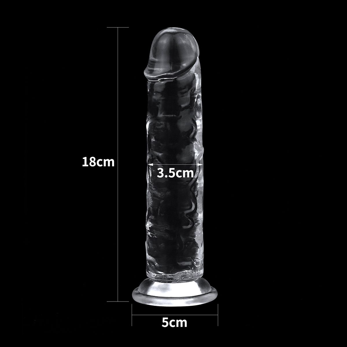 Dildo Realist Flawless Clear 18 cm