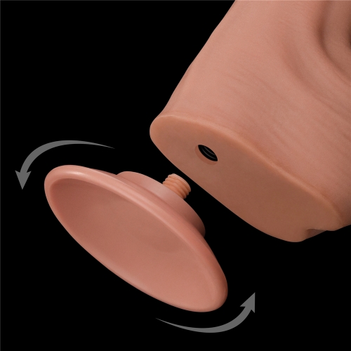 Dildo Realist King Sized Sliding Skin, TPE, Natural, 29 cm