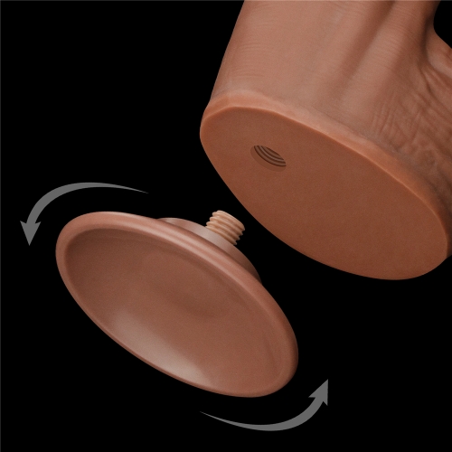 Dildo Realist King Sized Sliding Skin, TPE, Maro Deschis, 31 cm