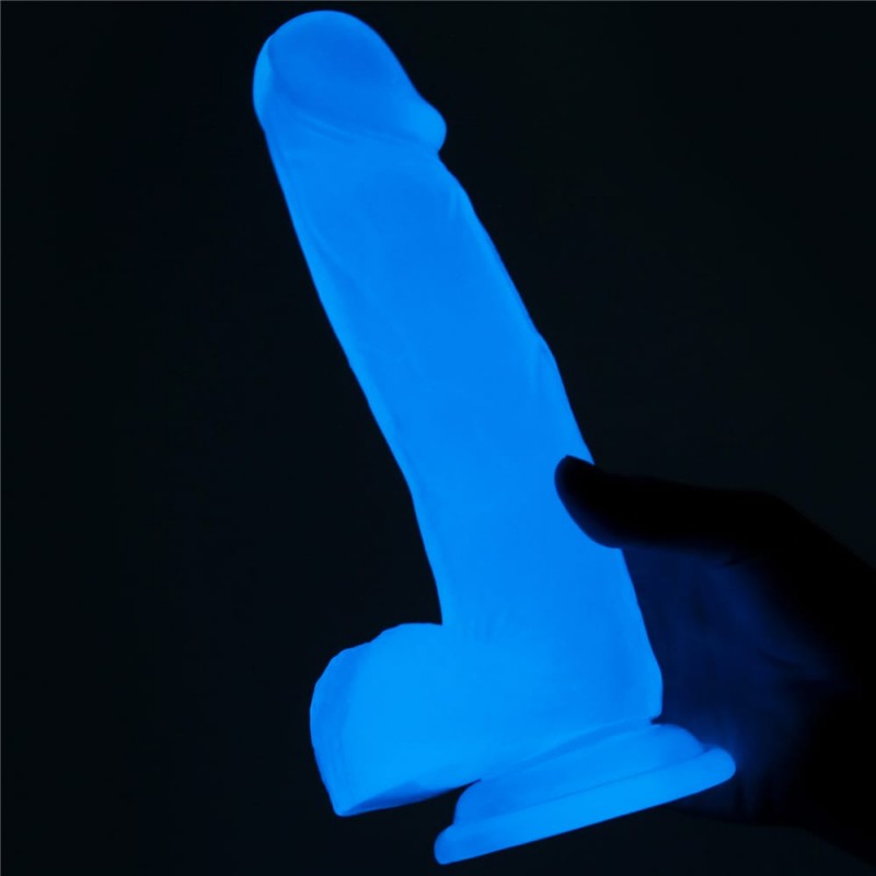 Dildo Realist Lumino Play Glow in the Dark 21 cm