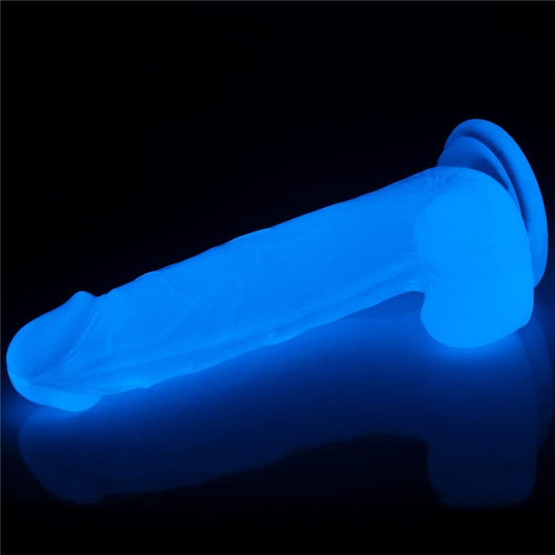 Dildo Realist Lumino Play Glow in the Dark 21 cm