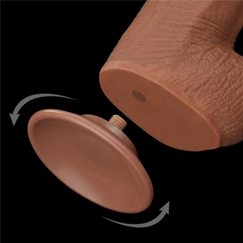 Dildo Realist King Sized Sliding Skin, TPE, Maro Deschis, 34 cm