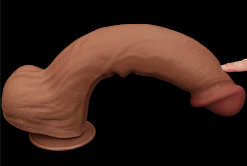 Dildo Realist King Sized Sliding Skin, TPE, Maro Deschis, 36 cm