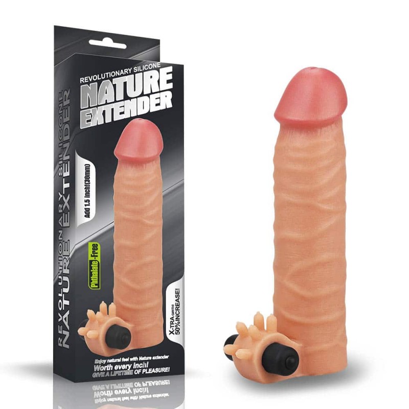 Prelungitor Penis Nature Extender Vibrating Add 3.8 cm