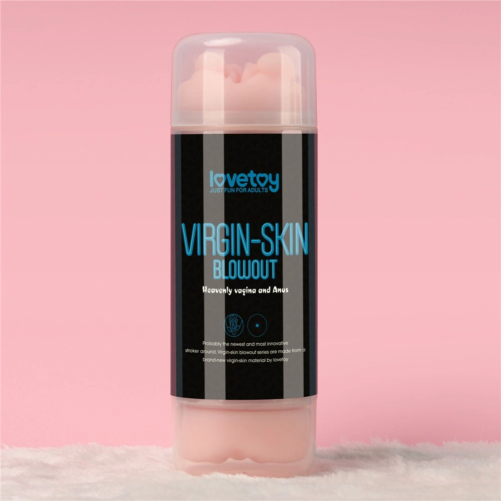 Masturbator Virgin-skin Blowout Double Side Stroker Vagina and Anus