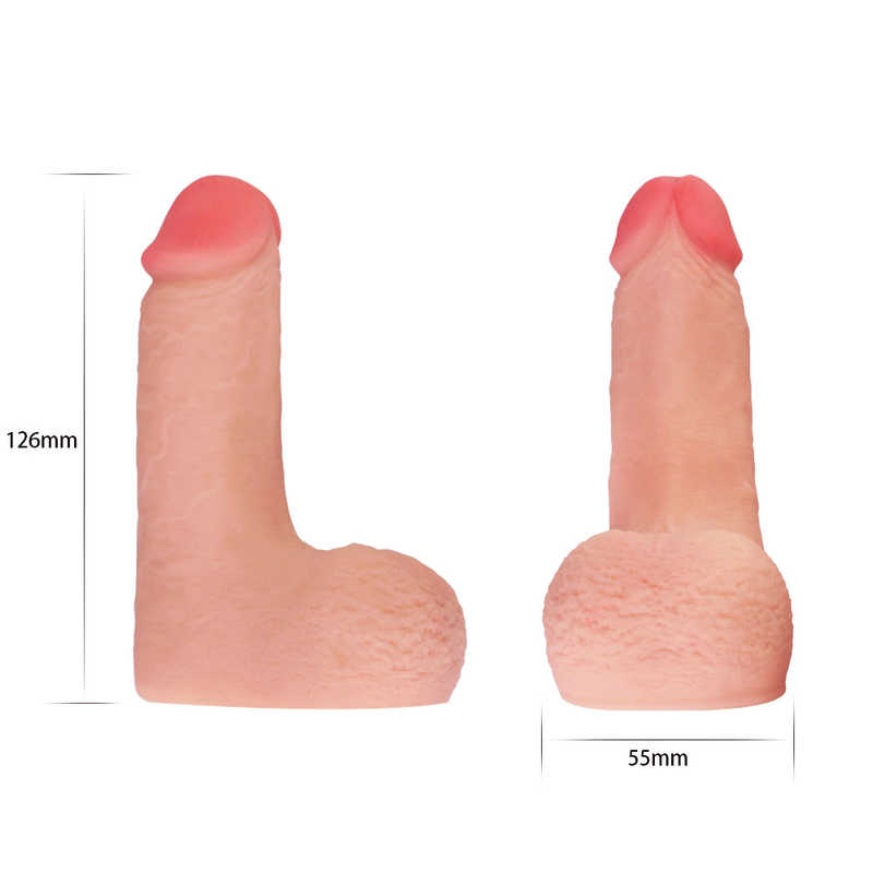 Dildo Realist Wearing Skinlike Limpy Cock 12.6 cm