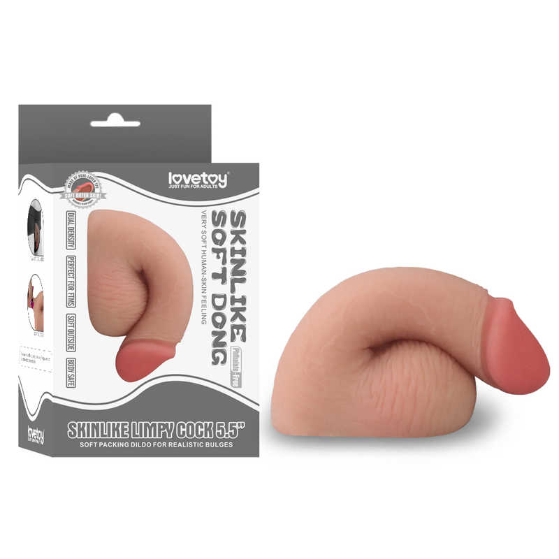 Dildo Realist Wearing Skinlike Limpy Cock 13.9 cm