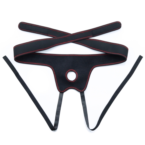 Set Easy Strap-On cu Vibrator Detasabil, 10 Moduri Vibratii, TPE, Natural, 21.5 cm