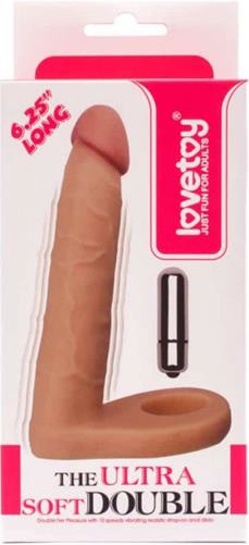 Strap-On Inel Cu Vibratii Ultra Soft Double 2