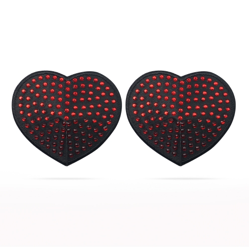 Acoperitoare pentru Sfarcuri Red Diamond Heart Reutilizabile