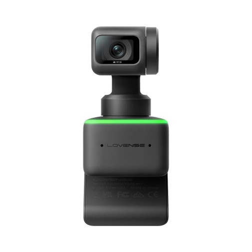 Lovense WebCam AI pentru Streaming, 4K, HDR, 4x Zoom, Negru