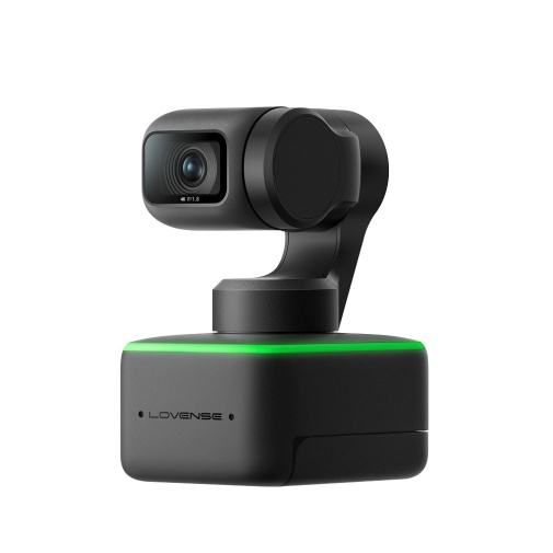 Lovense WebCam AI pentru Streaming, 4K, HDR, 4x Zoom, Negru