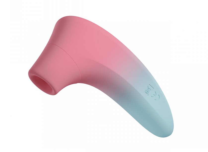 Stimulator Clitoris Lovense Tenera 2 Bluetooth Control, Free App, IPX7, Silicon, Roz/Albastru