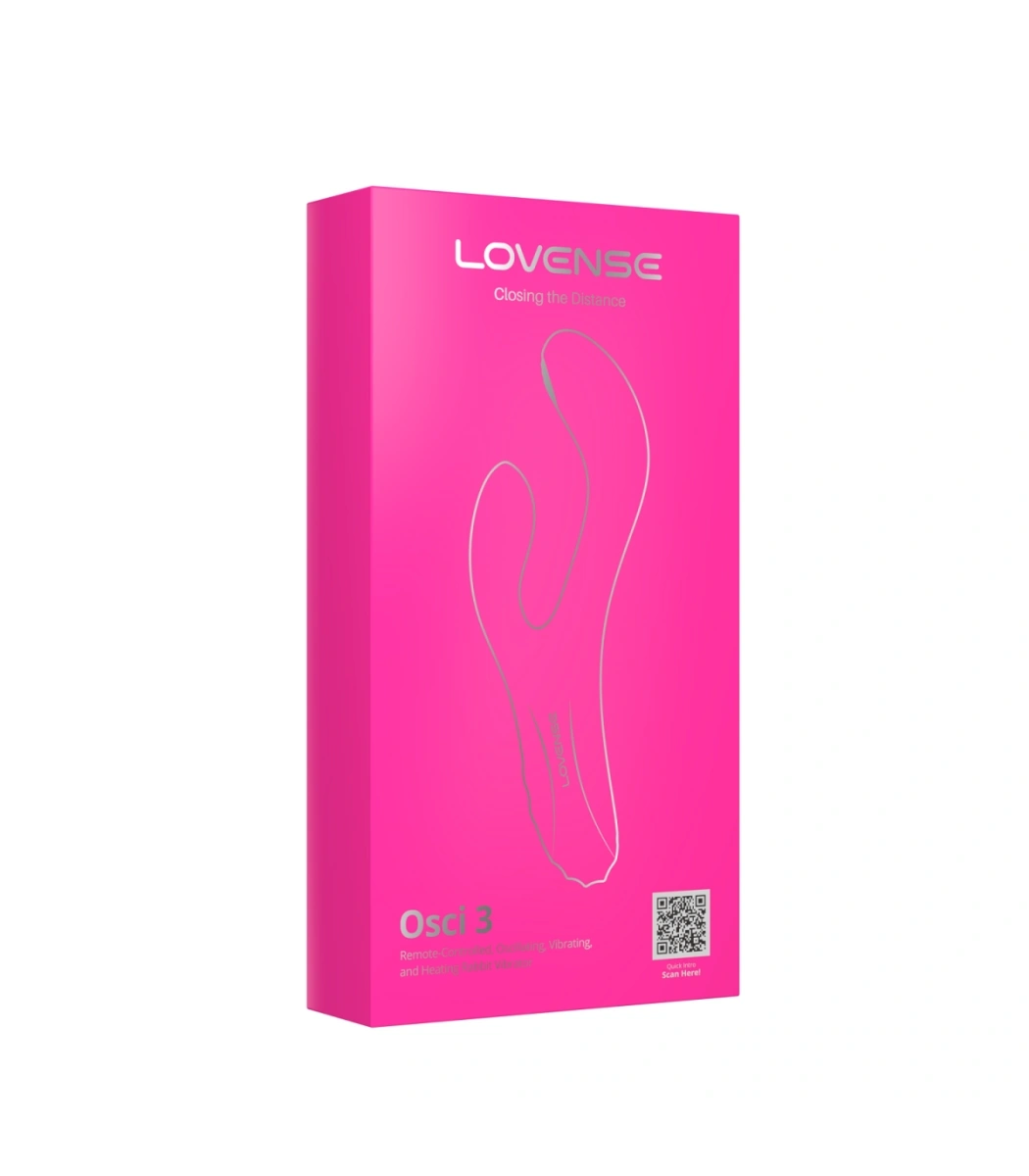 Vibrator Rabbit Osci3 Lovense Bluetooth Control Free App 21 cm