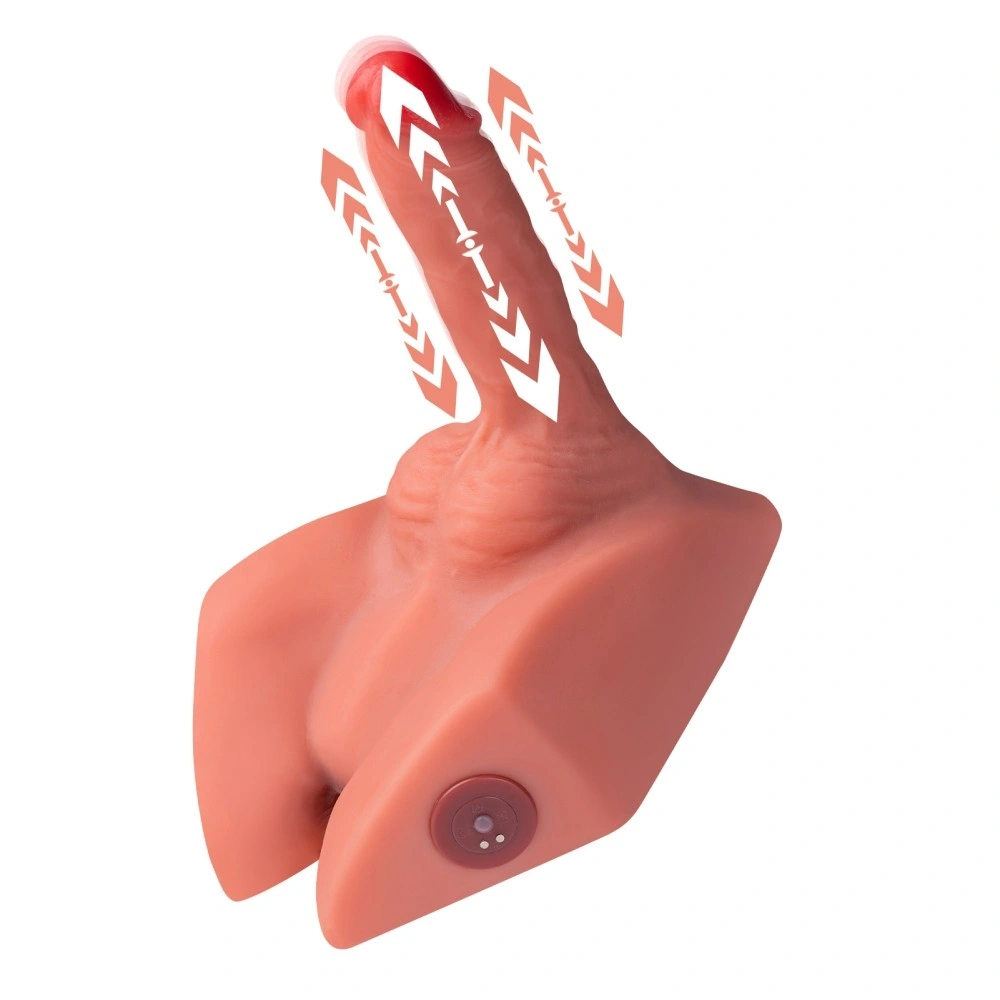 Masturbator Michael Ass&Dildo, 7 Moduri Impingere si Vibratii, SuperSkin, USB, Natural, 2.6 kg