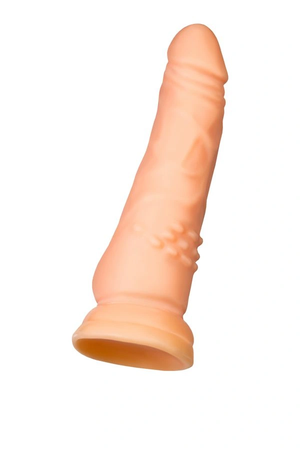 Dildo Realist RAMP cu Ventuza, TPE, Natural, 18 cm