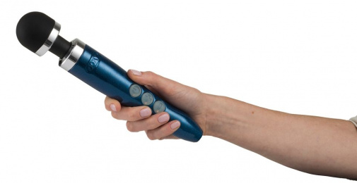 Vibrator Masaj Doxy Die Cast 3R Reachargeable Wand, Blue Flame