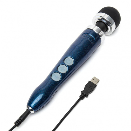Vibrator Masaj Doxy Die Cast 3R Reachargeable Wand, Blue Flame