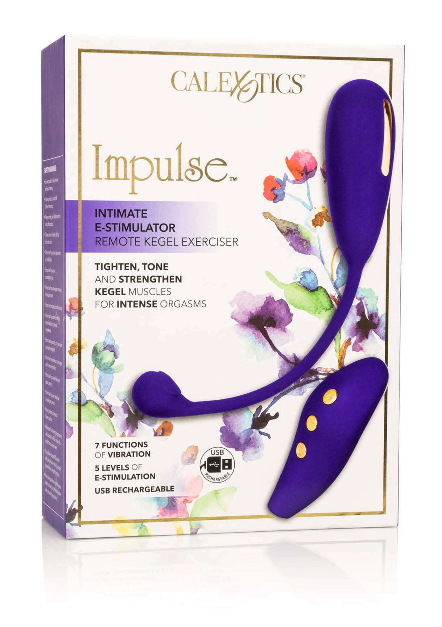 Bila Vaginala Impulse E-Stim Remote Control USB Silicon Mov