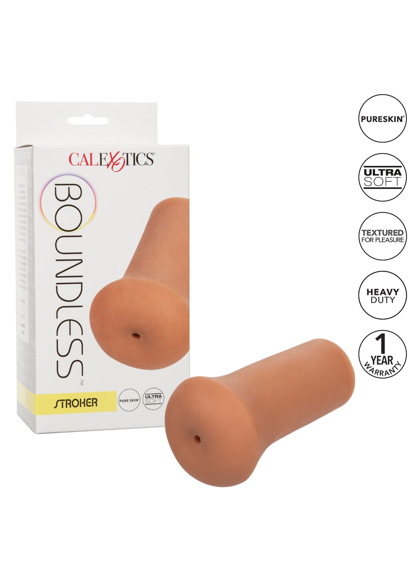 Masturbator Boundless Ultra Soft Caramel 14 cm