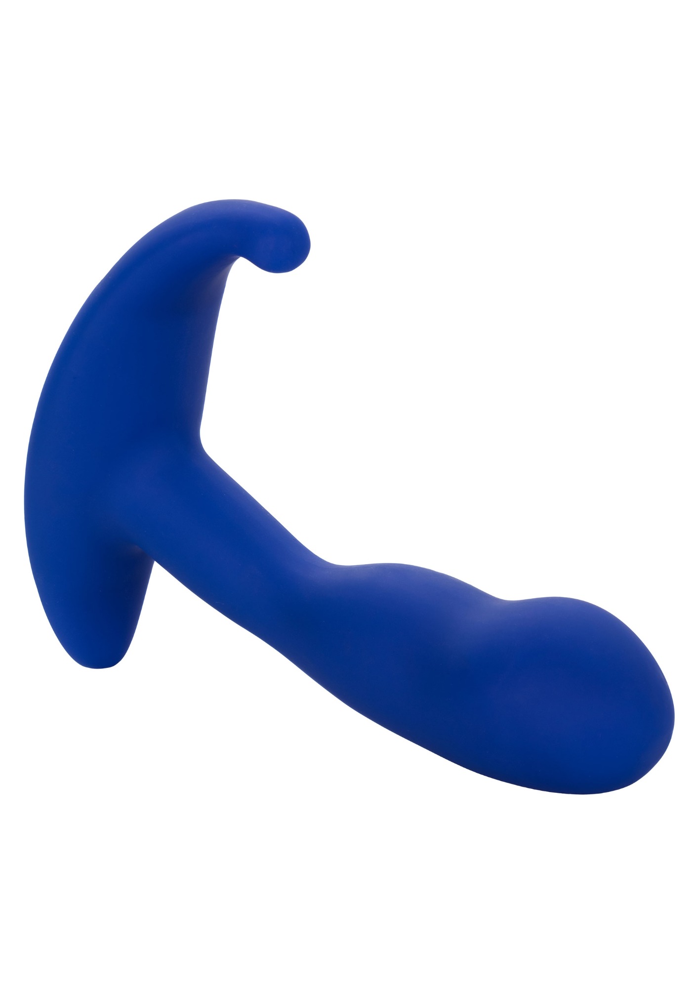 Stimulator Anal Admiral Advanced Curved Probe, 10 Moduri Vibratii, Functie Memorie, Silicon, USB, Albastru, 12.5 cm
