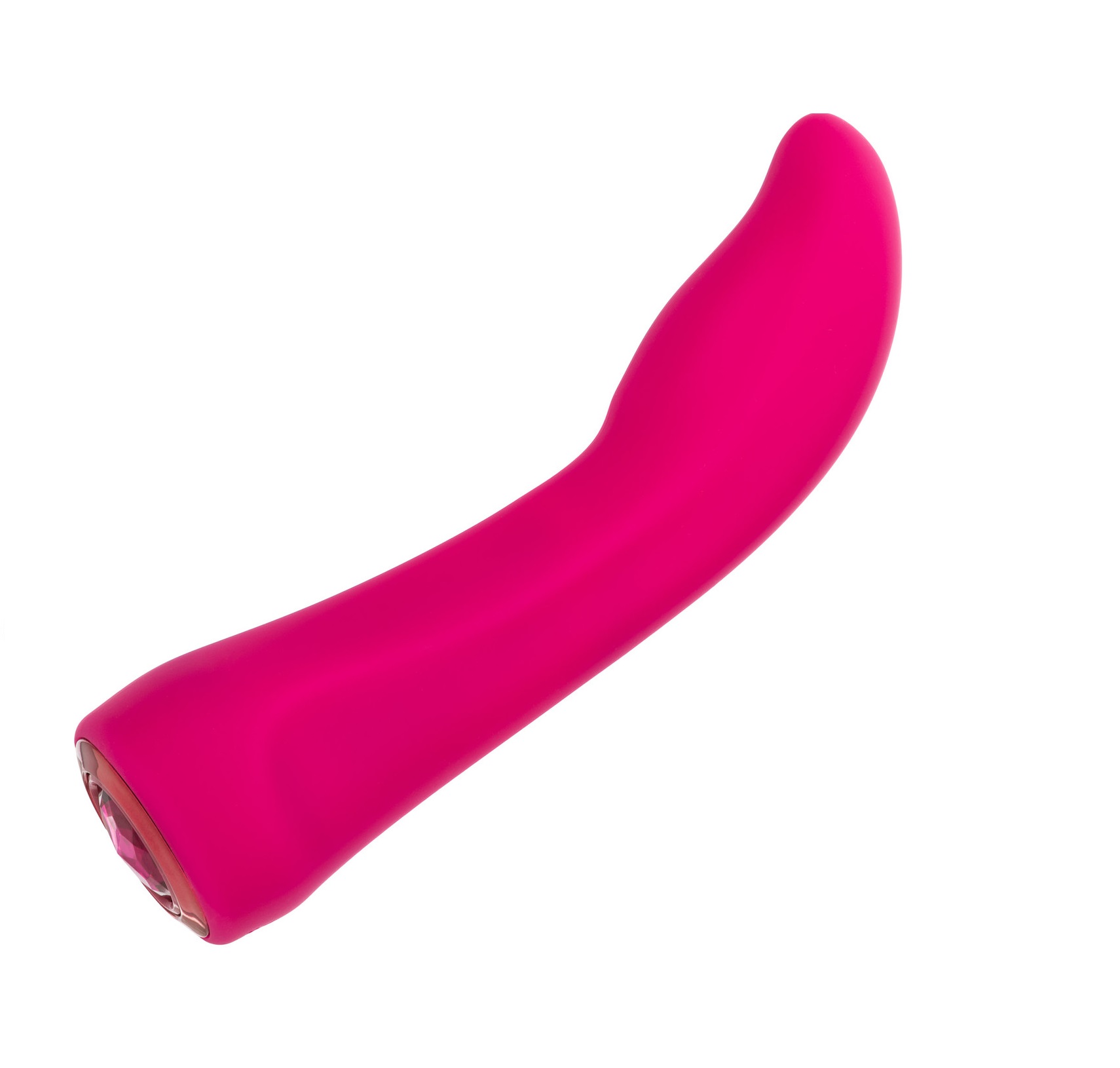 Vibrator Gem Vibe Glider, 10 Moduri Vibratii, Functie Memorie, Silicon, USB, Fuchsia, 17.7 cm