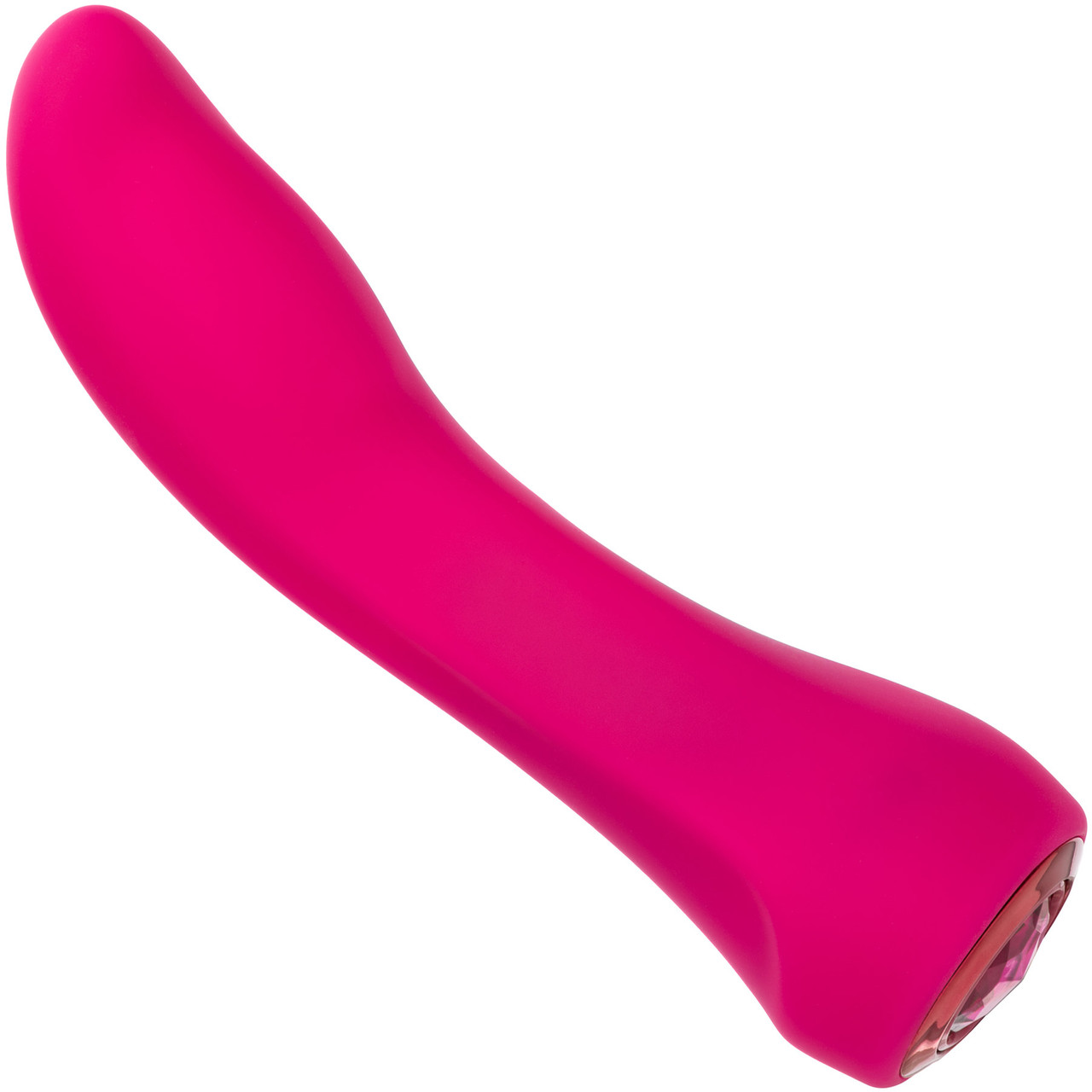 Vibrator Gem Vibe Glider, 10 Moduri Vibratii, Functie Memorie, Silicon, USB, Fuchsia, 17.7 cm