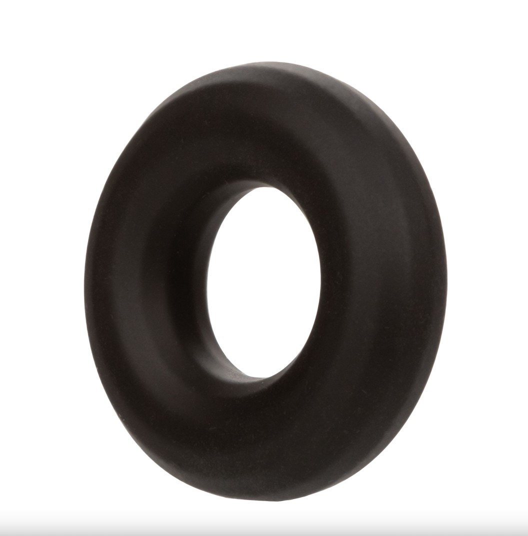 Inel Penis Alpha Prolong Medium, Silicon Lichid, Negru