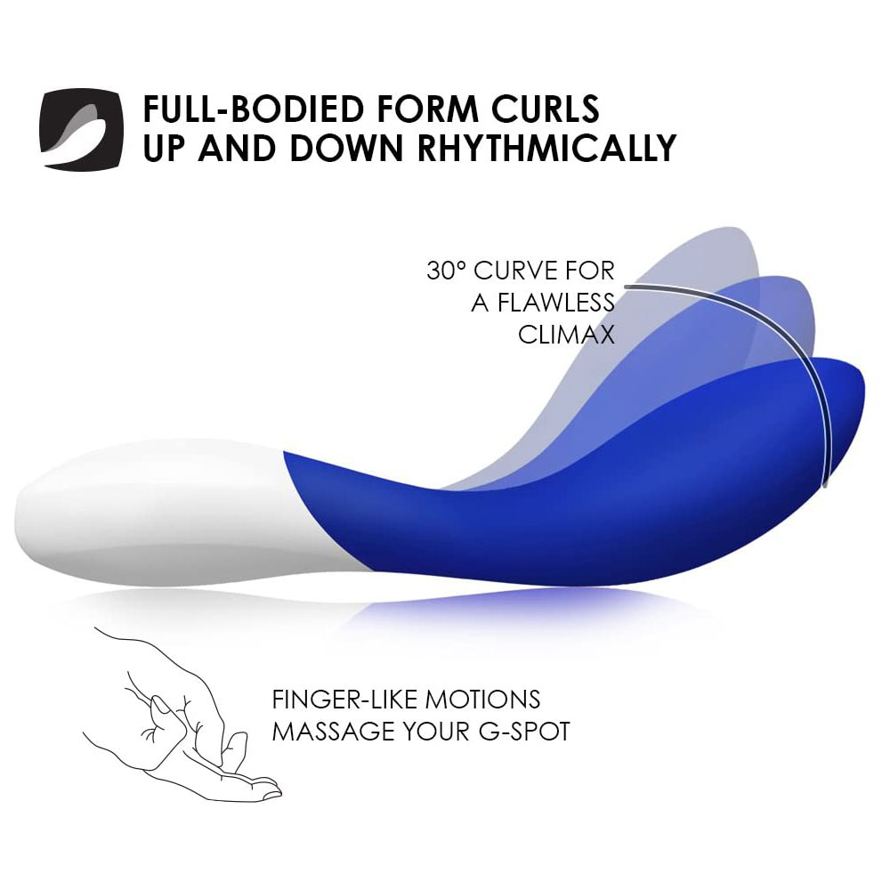 Vibrator Punctul G Lelo Mona Wave Midnight Blue