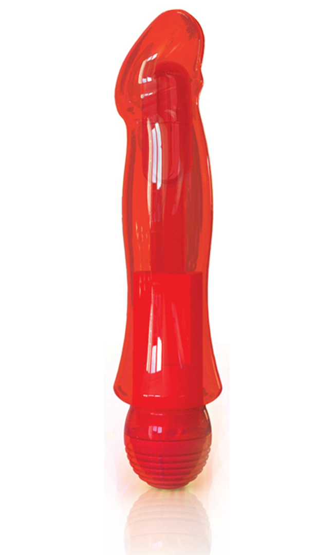 Vibrator Splash Tropical Punch, Multispeed, TPE, Rosu, 17 cm