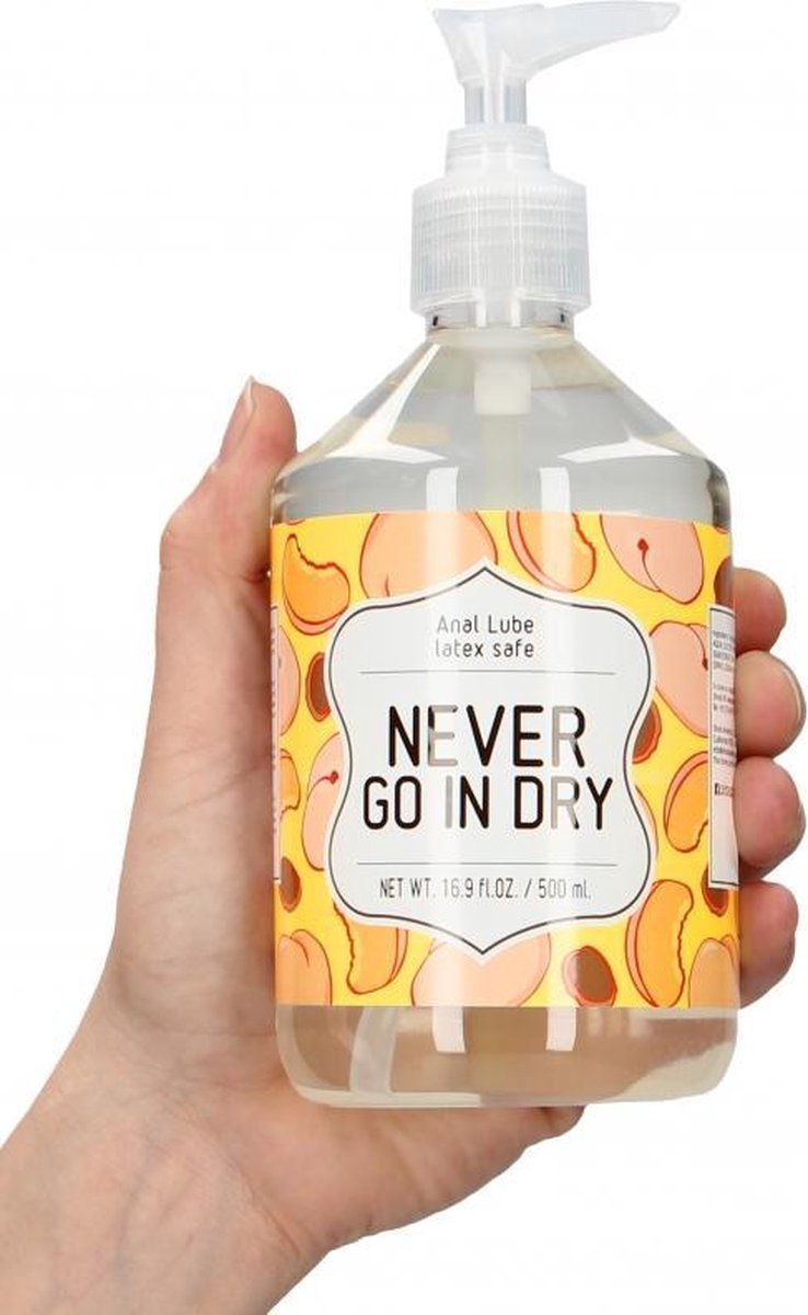 Lubrifiant Anal pe Baza de Apa Never Go In Dry 500 ml